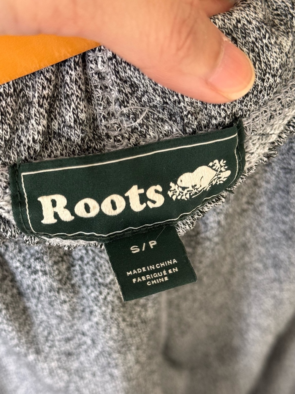 Roots Men's Heather Grey Crewneck Sweater